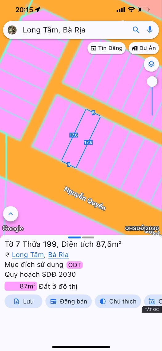 Nhà xinh xắn tọa lạc tại đường Nguyễn Quyền, phường Long Tâm, thành phố Bà Rịa, tỉnh Bà Rịa - Vũng Tàu