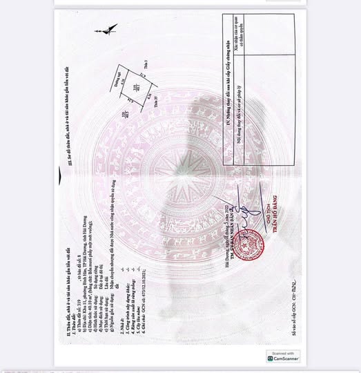 Đất tại Bình Hàn, Hải Dương, diện tích 40m2, mặt tiền rộng hơn 6m, giá chỉ 800 triệu