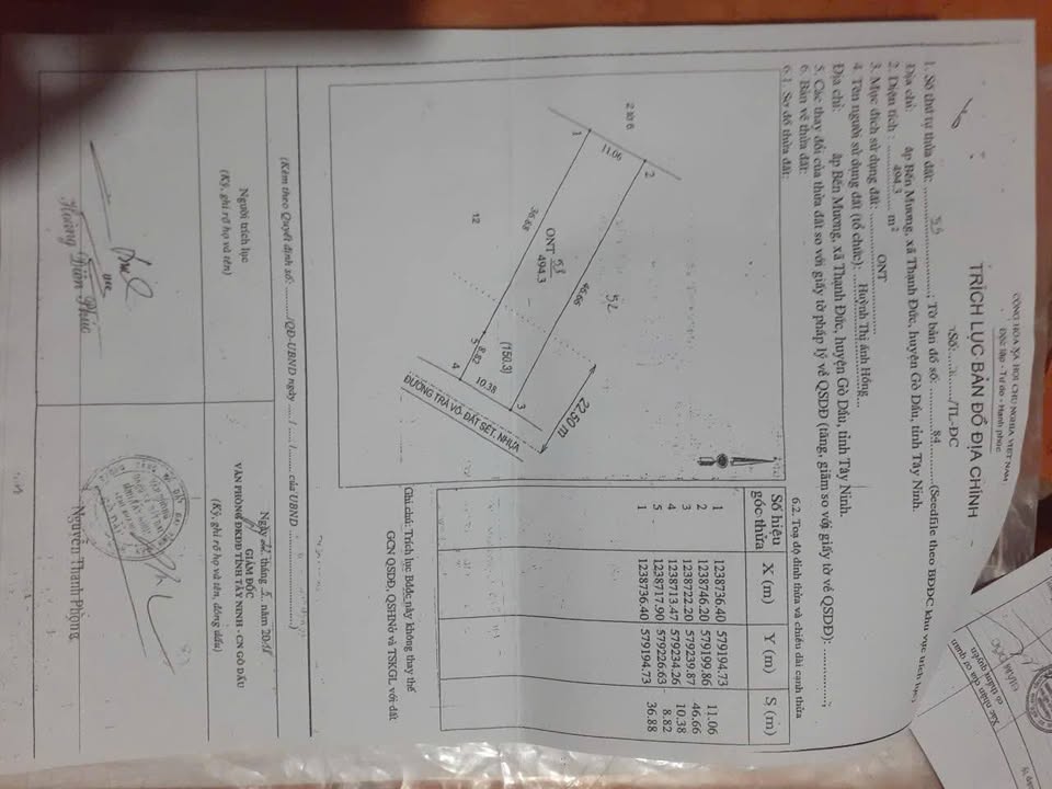 Đất Gò Dầu, Tây Ninh mặt tiền đường nhựa, 10x46m, full thổ cư, giá ngộp