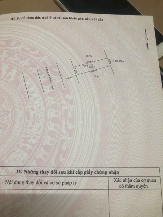 Bán đất vàng 110B Chánh Phú Hòa, mặt tiền 11m, diện tích 100m2, giá 2,65 tỷ