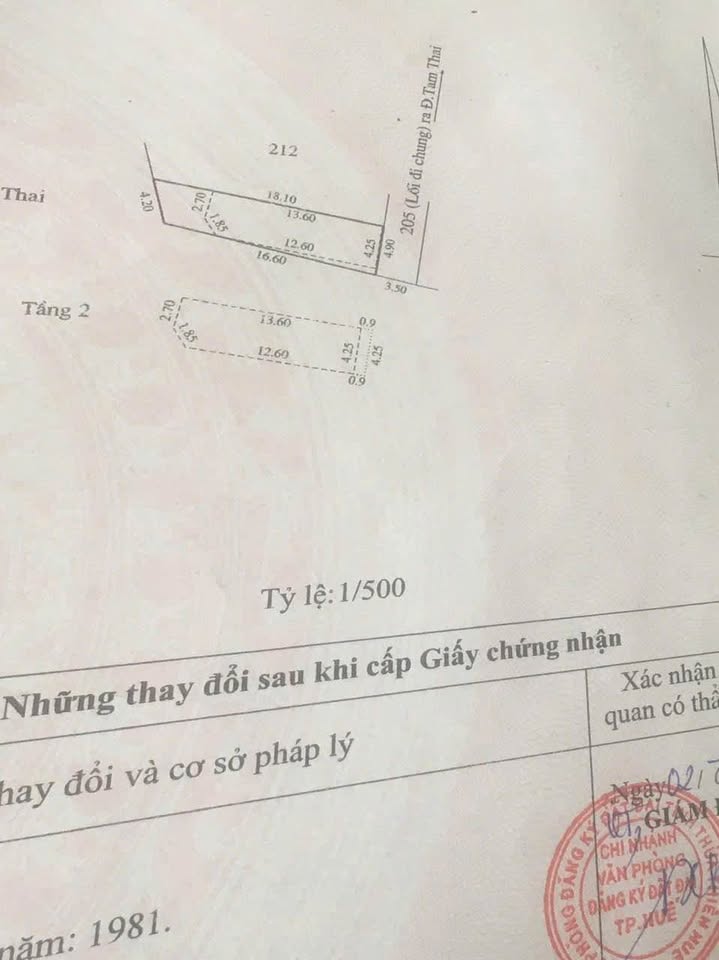 Cơ hội sở hữu ngay căn nhà 2 tầng kiệt ô tô rộng rãi, tọa lạc tại vị trí đắc địa ngay Chợ An Tây, Huế
