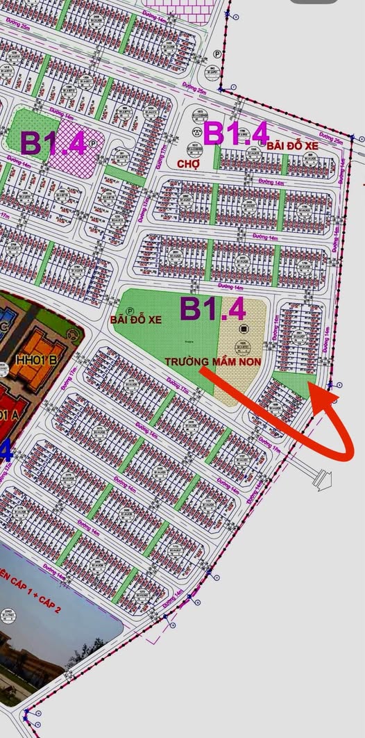 Siêu phẩm liền kề góc khu đô thị Thanh Hà, view trường học xịn sò
