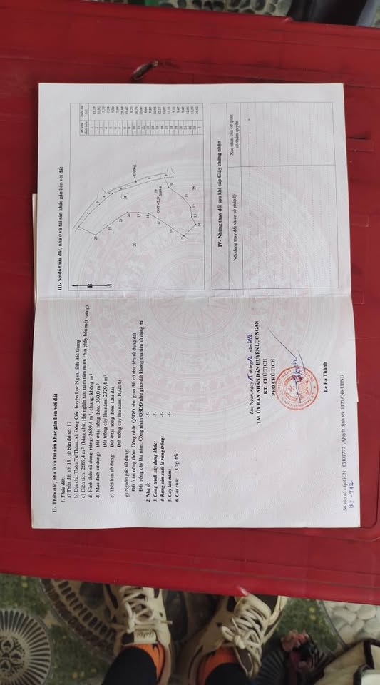 Đất vườn 4000m2, 360m2 thổ cư tại Lục Ngạn, Bắc Ninh, bám đường bê tông 70m, giá 1.3 tỷ