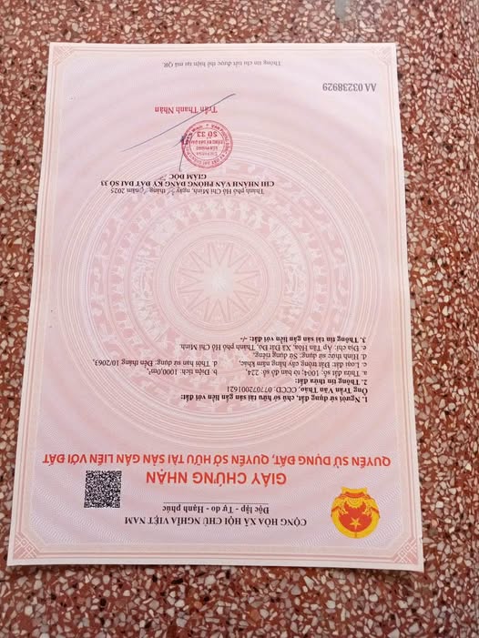 Nhà vườn Long Tân, 1000m2 đất, 2 phòng ngủ, giá 1,4 tỷ, về vườn thôi