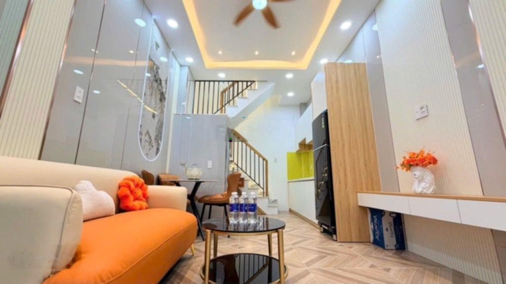 Bán Nhà 4 Tầng, Huỳnh Văn Nghệ, Phường 12, Gò Vấp, giá 3.75 Tỷ, hoàn công đủ, tặng full nội thất.