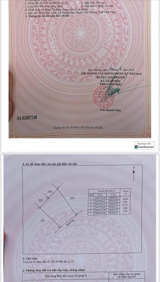 Đất thổ cư Vĩnh Phúc, gần khu công nghiệp