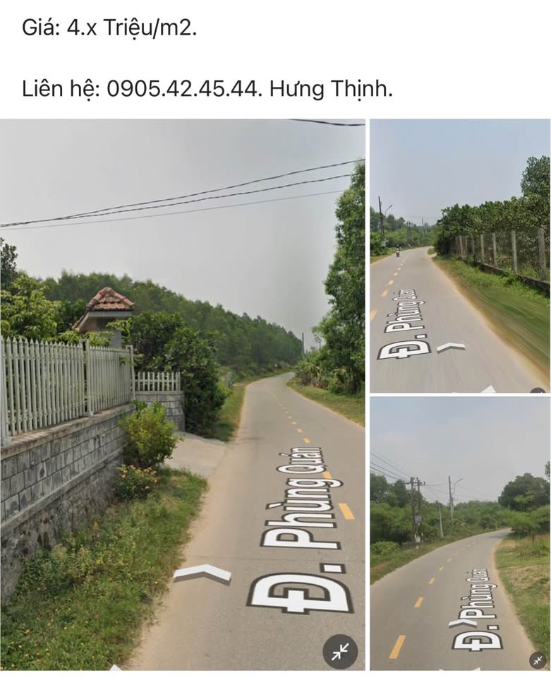 Siêu phẩm đất mặt tiền Phùng Quán, phường Thuỷ Dương, diện tích 1066m2, ngang 37m, giá rẻ bất ngờ