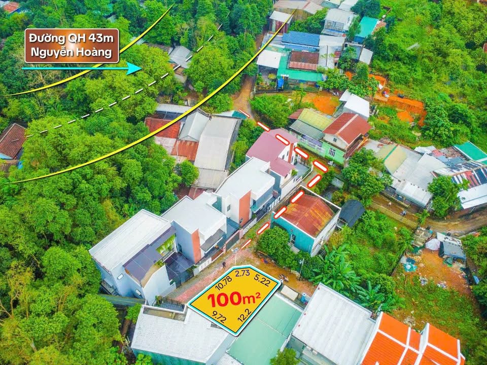 Lô góc 2 mặt tiền đường ô tô, kiệt 69 Lê Ngô Cát, Huế, giá chỉ 1,89 tỷ