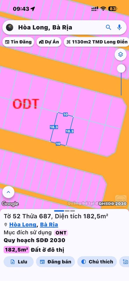 Đất biệt thự Lan Anh 2, ngang 10x18m, giá 2.1 tỷ