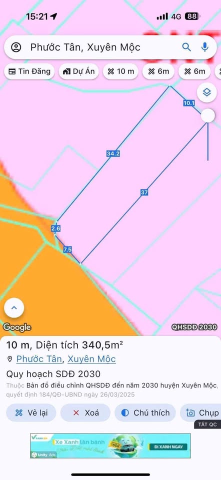 Mặt tiền Tỉnh Lộ 328 vị trí vàng kinh doanh, đối diện Núi Lá