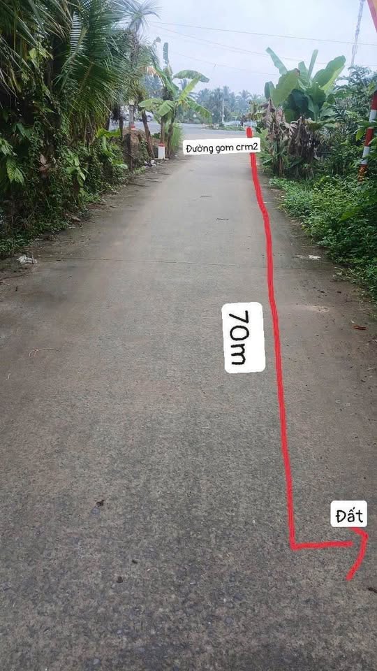 Bán gấp đất 261m2 mặt tiền rộng, gần QL 57B, Châu Thành, Bến Tre