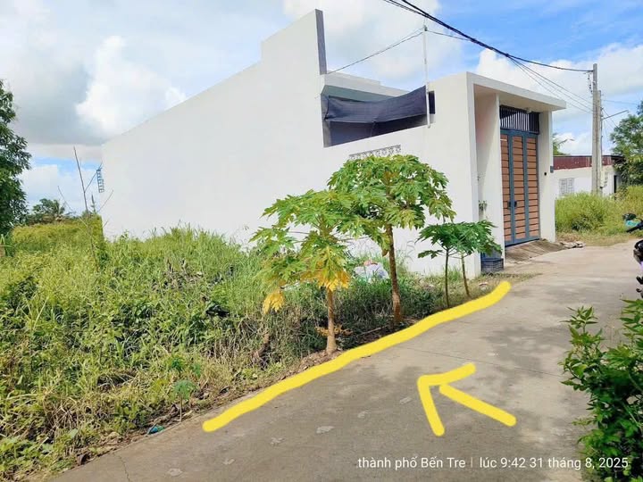 Đất nền Bến Tre mặt tiền Kênh Tập Đoàn, 172m2, giá 1.3 tỷ, xây nhà thoải mái