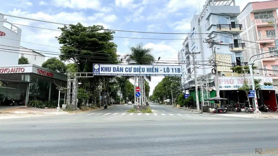 Đất thổ cư khu dân cư Diệu Hiền, Cần Thơ, 4,5mx23m, gần trục chính