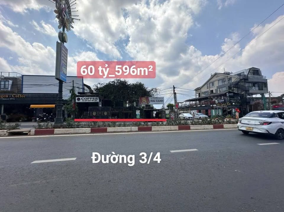 Mặt tiền 18m đường 3/4 Đà Lạt, đất vàng kinh doanh, giá 60 tỷ chốt nhanh
