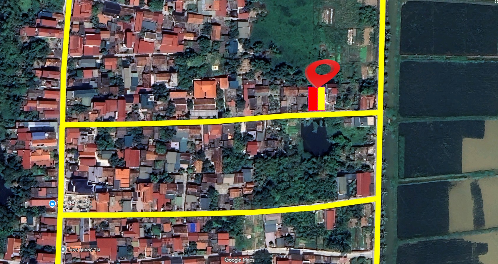 Bán đất Quảng Tái, Ứng Hòa 131m², mặt tiền 5m, hướng Đông Nam