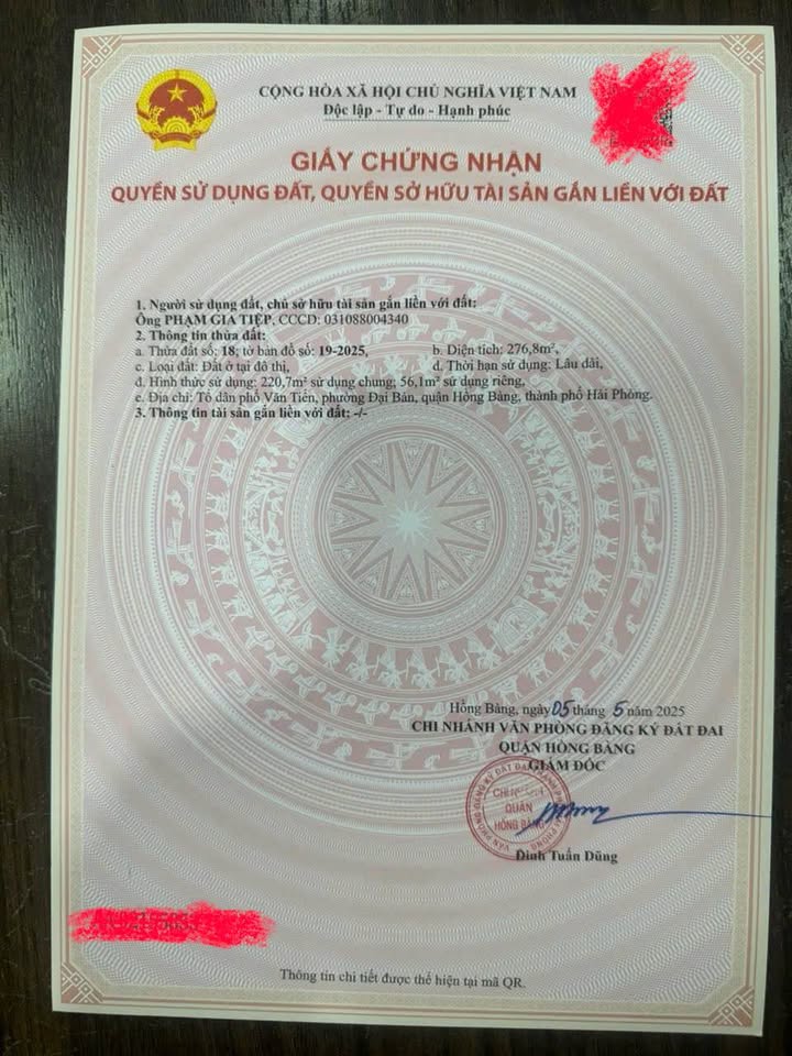 Bán đất vàng An Dương, Hải Phòng - Vị trí đắc địa, giá tốt