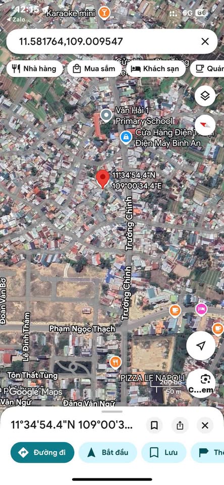 Bán đất thổ cư tại Khu Phố 4, Phường Văn Hải, Thành phố Phan Rang - Tháp Chàm