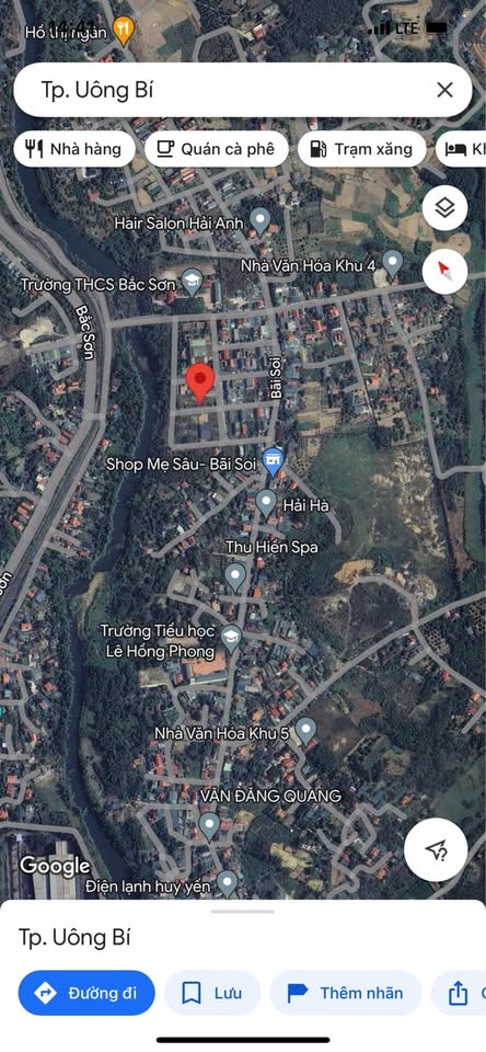 Bán đất biệt thự khu 4 Bãi Soi, Uông Bí - 217m2, Hướng Tây Nam