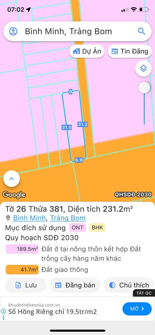 Đất 2 mặt tiền, nở hậu vượng khí, sổ riêng thổ cư, chốt ngay kẻo lỡ