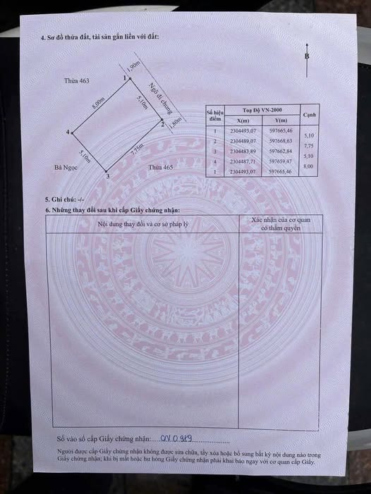 Đất Quán Nam 40m² vuông vắn, ngõ thông, giá hời như mơ