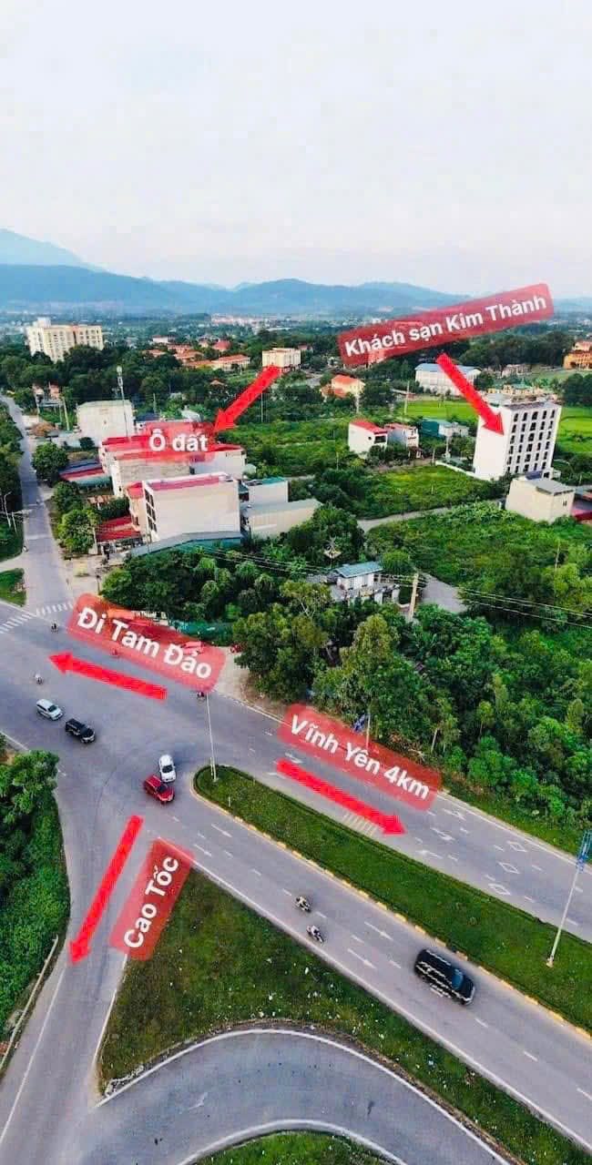 Bán đất Vĩnh Phúc 99m² mặt tiền 5.5m vuông vắn, sổ đỏ chính chủ