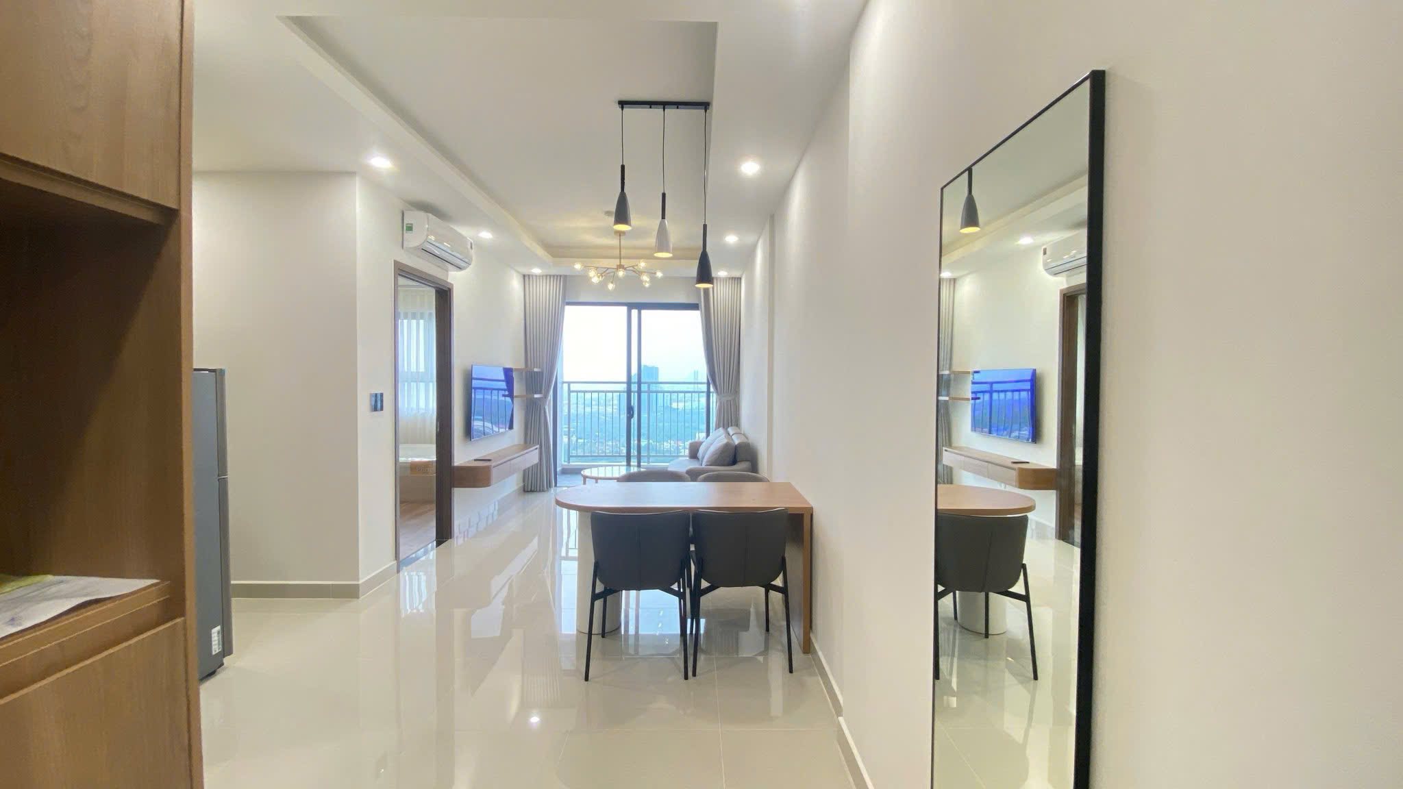 Cho thuê căn hộ 2 phòng ngủ, 2wc đầy đủ nội thất tại Saigon Riverside, Quận 7