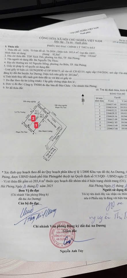 Bán đất thổ cư 60.5m2 tại An Dương, Hải Phòng - 790 triệu