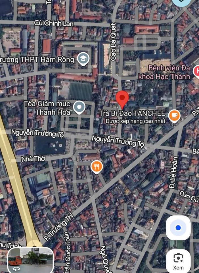 Đất trung tâm Hạc Thành 80m2, mặt tiền 4m, đường ô tô thông, hướng Đông Bắc