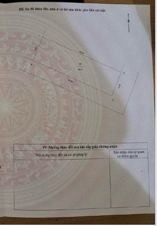 Bán đất lô góc 65m2, mặt tiền 4,4m, huyện Mê Linh, Hà Nội
