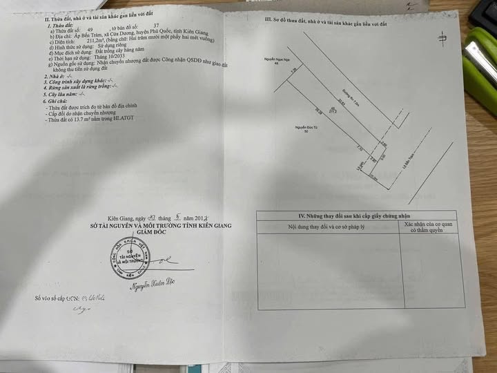 Chủ nhà 'bán đổ bán tháo' lô đất góc siêu đẹp tại đường Bến Tràm, Phú Quốc