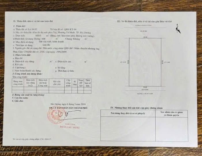 Đất vàng mặt tiền đường Trường Chinh, Hải Dương, kinh doanh đỉnh của chóp