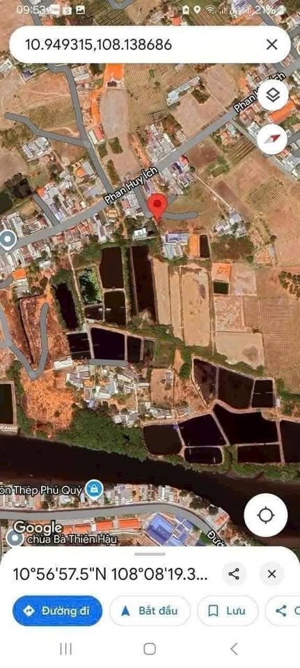 Bán đất sào 4.500m² tại thôn Ung Chiếm, xã Hàm Thắng, giáp Phan Thiết