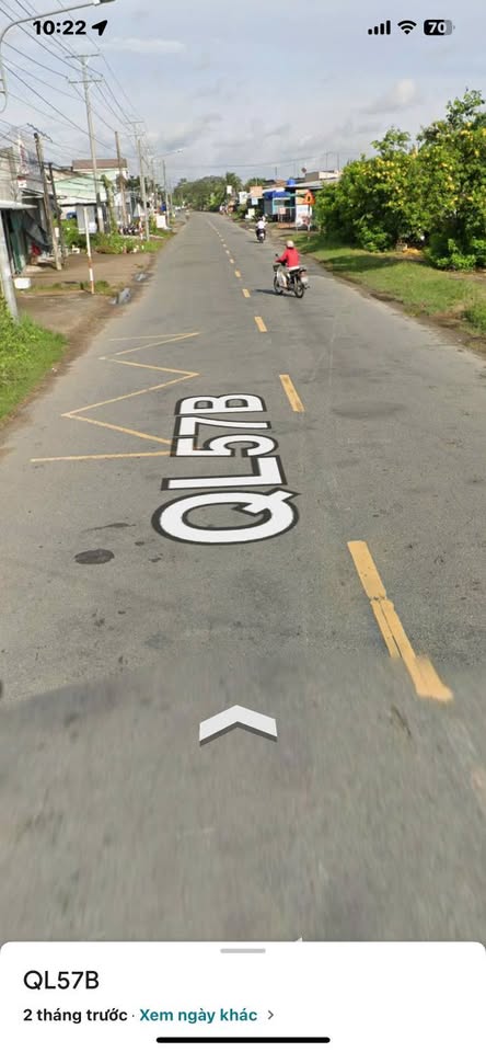 Bán nhà mặt tiền Quốc lộ 57B, gần khu công nghiệp Phú Thuận, Bình Đại, Bến Tre