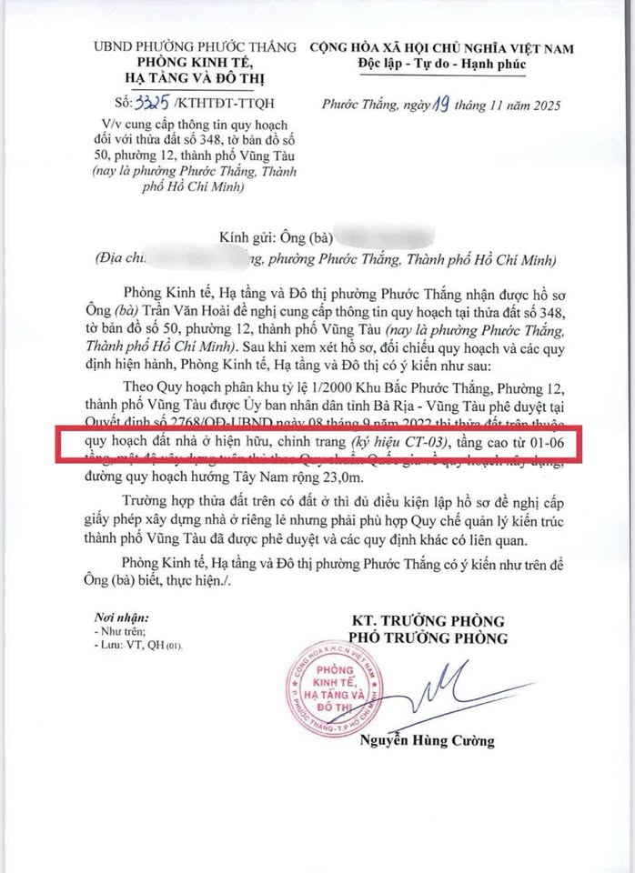 Chào đón bạn đến với lô đất vàng tại mặt tiền chợ Phước Thắng, Vũng Tàu