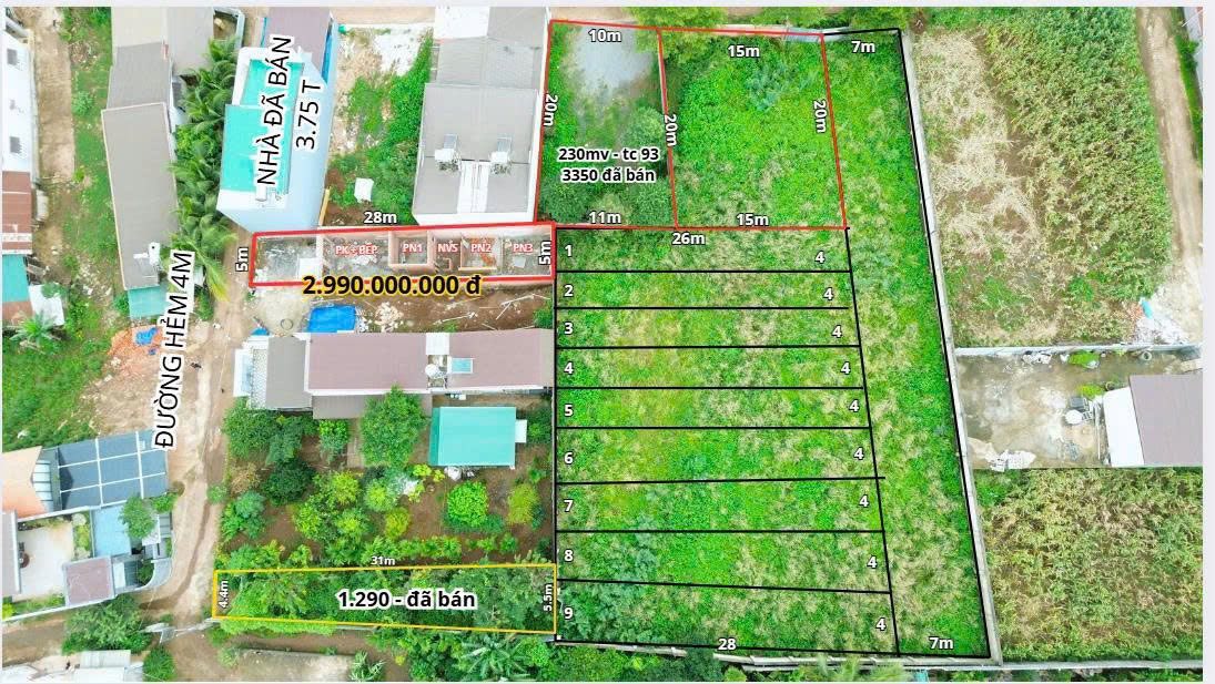 Bán gấp lô đất 1.4ha trung tâm Y Moan, Buôn Ma Thuột - Giá sốc