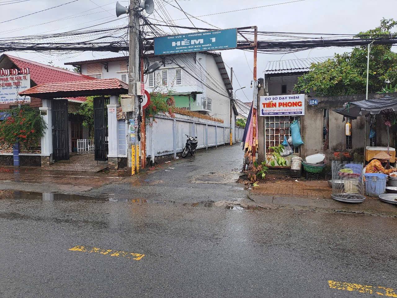 Nền thổ cư đẹp gần chợ Bình Thủy, hẻm thông thoáng