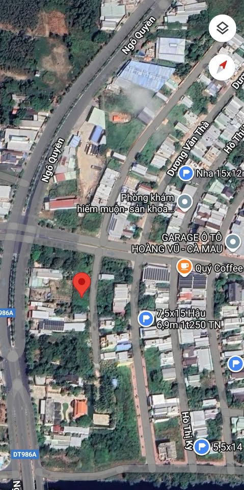 Bán nền khu Licogi, phường 1, thành phố Cà Mau, lộ giới 12m, hướng Đông Bắc