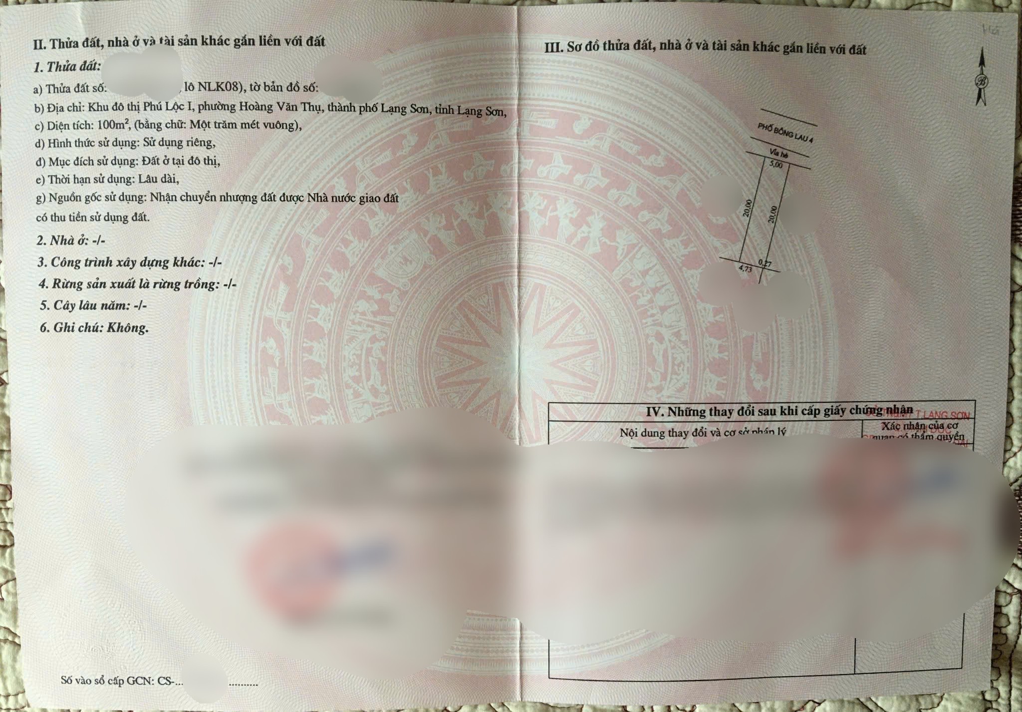 Bán đất vàng khu đô thị Phú Lộc 1 - Lạng Sơn, 100m², giá 4,15 tỷ