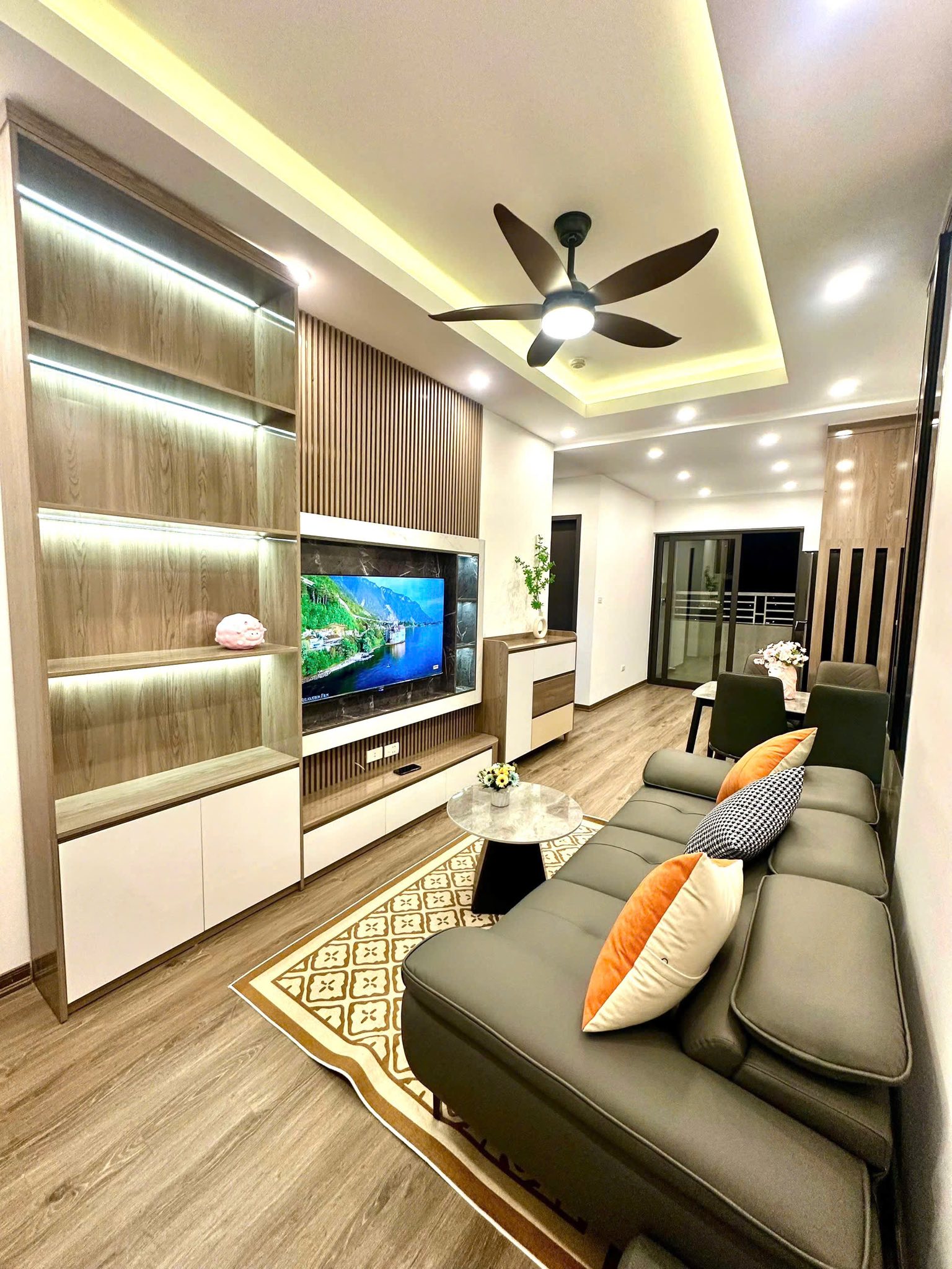 Căn góc 60m² Đại Thanh, 2 phòng ngủ, ban công Đông Nam, sổ đỏ sẵn sàng