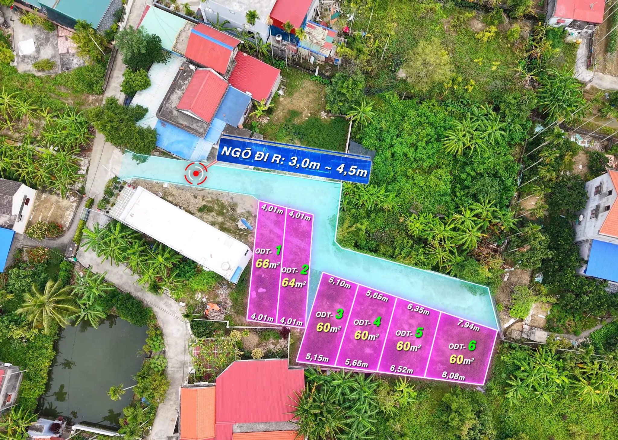 Bán 6 lô đất F0 trung tâm Lâm Động, vị trí đẹp, tiện ích đầy đủ, giá đầu tư