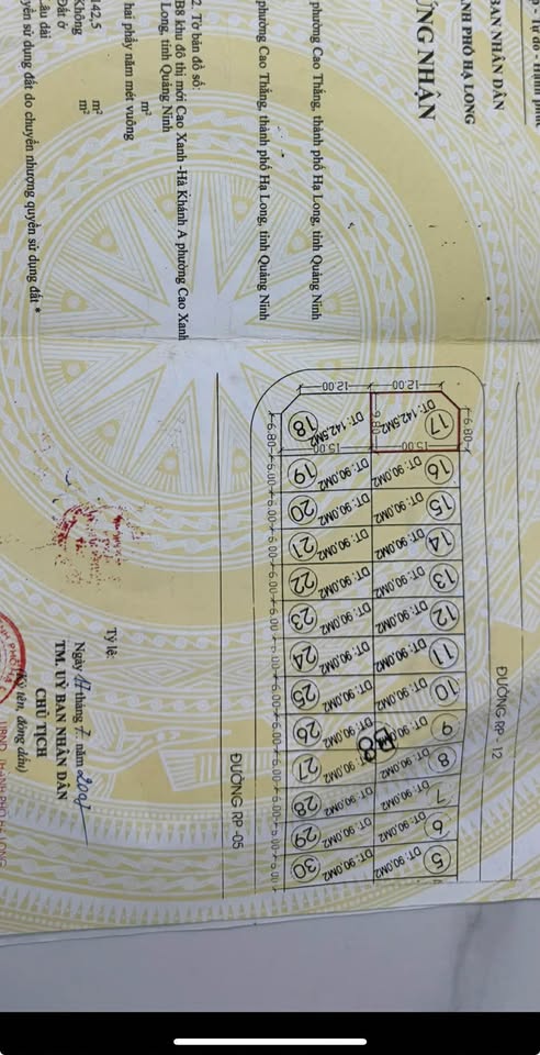 Siêu phẩm đất nền B8-17 tại Cao Xanh A, diện tích 143m2, tọa lạc tại vị trí góc cực kỳ đắc địa