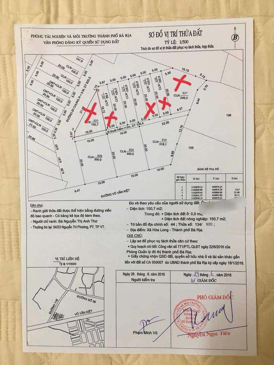 Bà Rịa 5 lô đất xinh xắn, sổ hồng riêng, giá iu thương