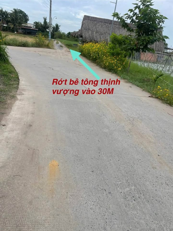 Đất vườn Đức Hòa Thượng, rớt bê tông, rước lộc về nhà