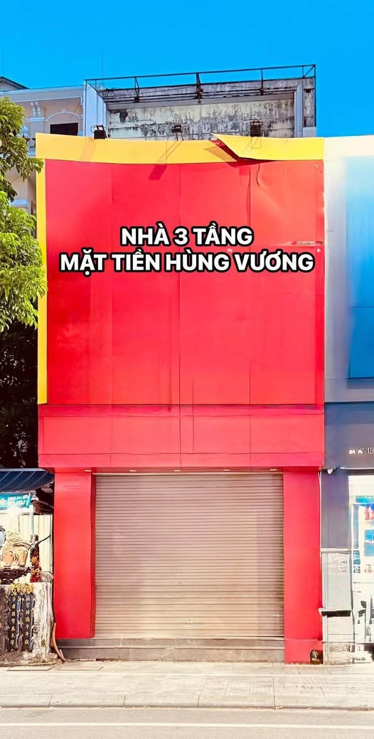 Nhà 3 tầng mặt tiền Hùng Vương, Huế, kinh doanh đỉnh cao