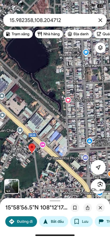 Đất vàng Hoà Xuân, 180m2, ngang 6m, sát quốc 1A, xây gì cũng ngon