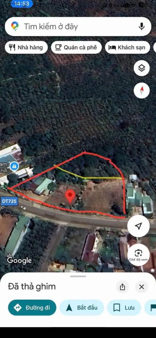 Bán đất vàng 3,2 sào mặt tiền tỉnh lộ 725, Lộc Ngãi, cơ hội đầu tư sinh lời