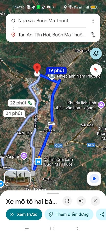 Mảnh đất vàng 5mx42m mặt tiền Quốc lộ 14, tiềm năng sinh lời cao tại EaTu, Buôn Ma Thuột