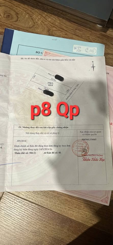 Bán đất thổ cư Quảng Phú, Thanh Hóa - 102m2, mặt tiền 5m, ô tô vào tận nơi