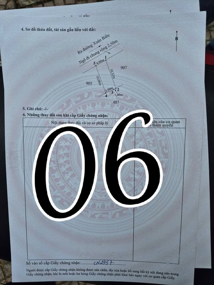 Dân mình cần tiền nên bán gấp lô đất siêu xinh, mặt ngõ 6m cực thoáng đãng