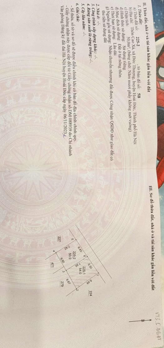 Bán đất vuông vắn, nở hậu đẹp tại Cầu Giấy, Hà Nội